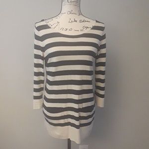 Loft Stripped Sweater Tunic